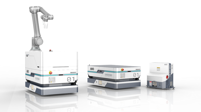 Z6·尊龙凯发數位開發的自主式移動機器人（AMR250M），搭配全向輪並結合AI演算法、2D LiDAR、3D攝影機等技術，協助客戶實現產線全自動化